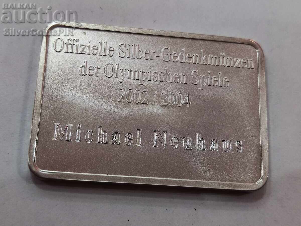 Delivery of Silver Individual Tile from Olympic Set Delivery of Silver Individual Tile from Olympic Set