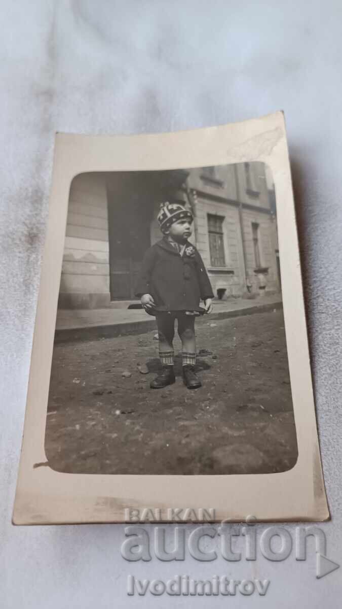 Photograph of a Boy on the Street 1928