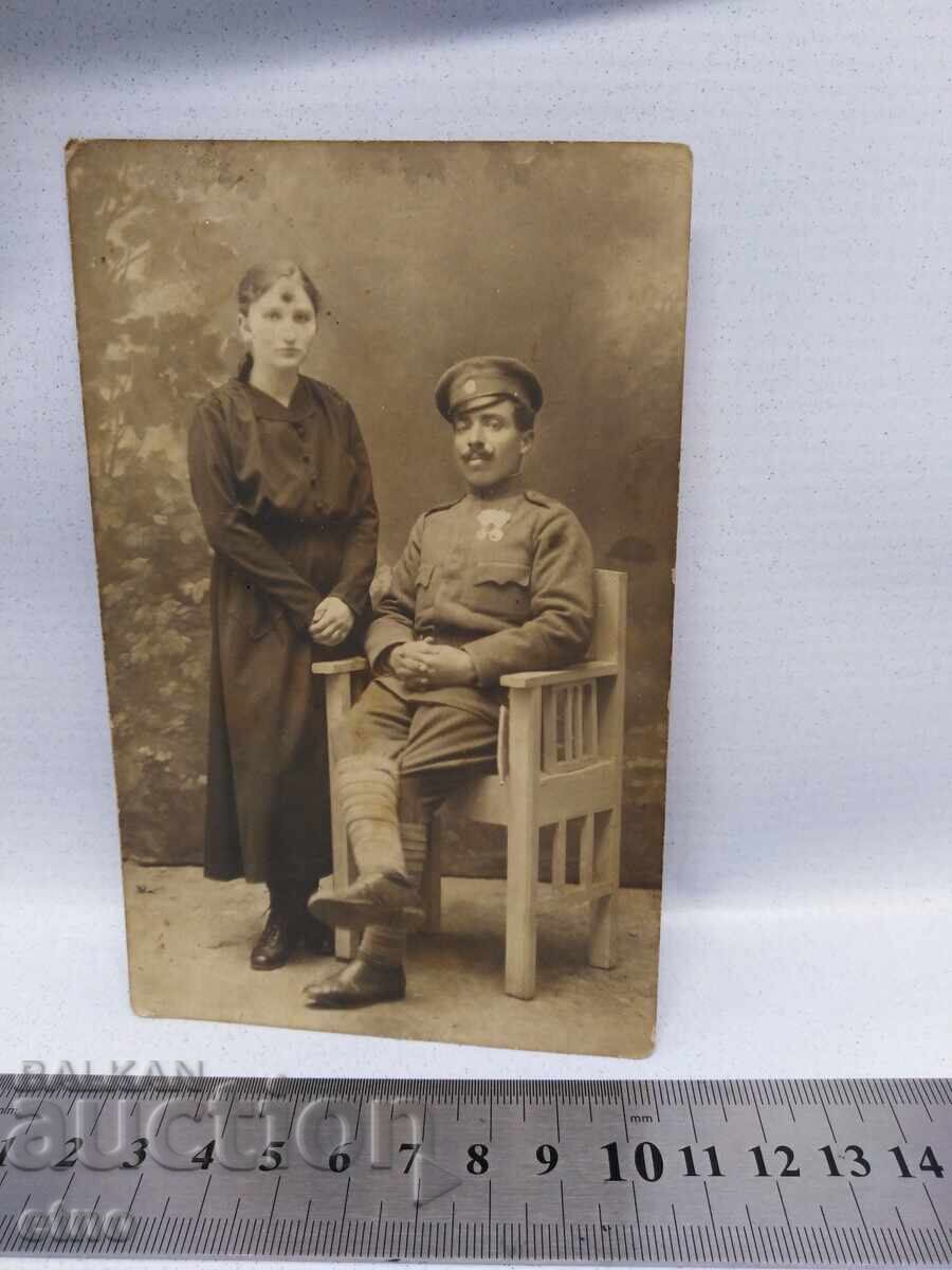 Аукцион 1918Г.ПСВ,ЦАРСКА СНИМКА,ВОЙНИК,САБЯ,УНИФОРМА