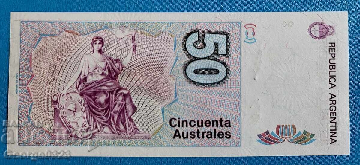 Αργεντινή 1985 50 Αστράλ UNC Νέα με τιμή 2.99 BGN | € 1.53