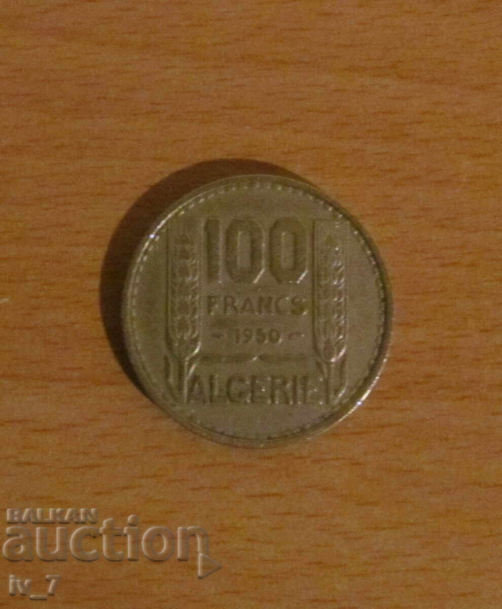 100 FRANCI 1950 godina ALGERIA - COLONIE FRANCEZĂ