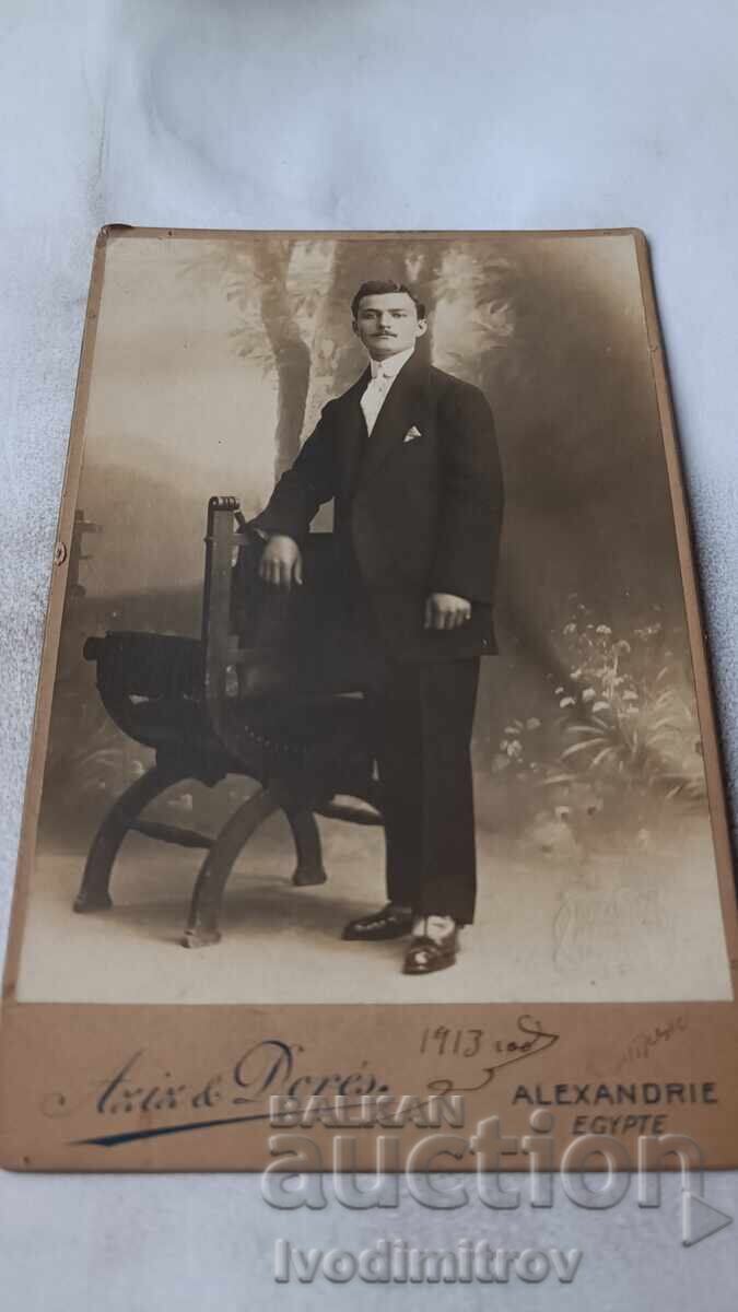 Φωτογραφία Νέος Άνδρας Καρτον 1913