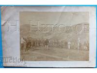 1918 СТАРА ВОЕННА СНИМКА ЕГЕЙСКА МАКЕДОНИЯ СЕЛО ХРИСТОС Е557