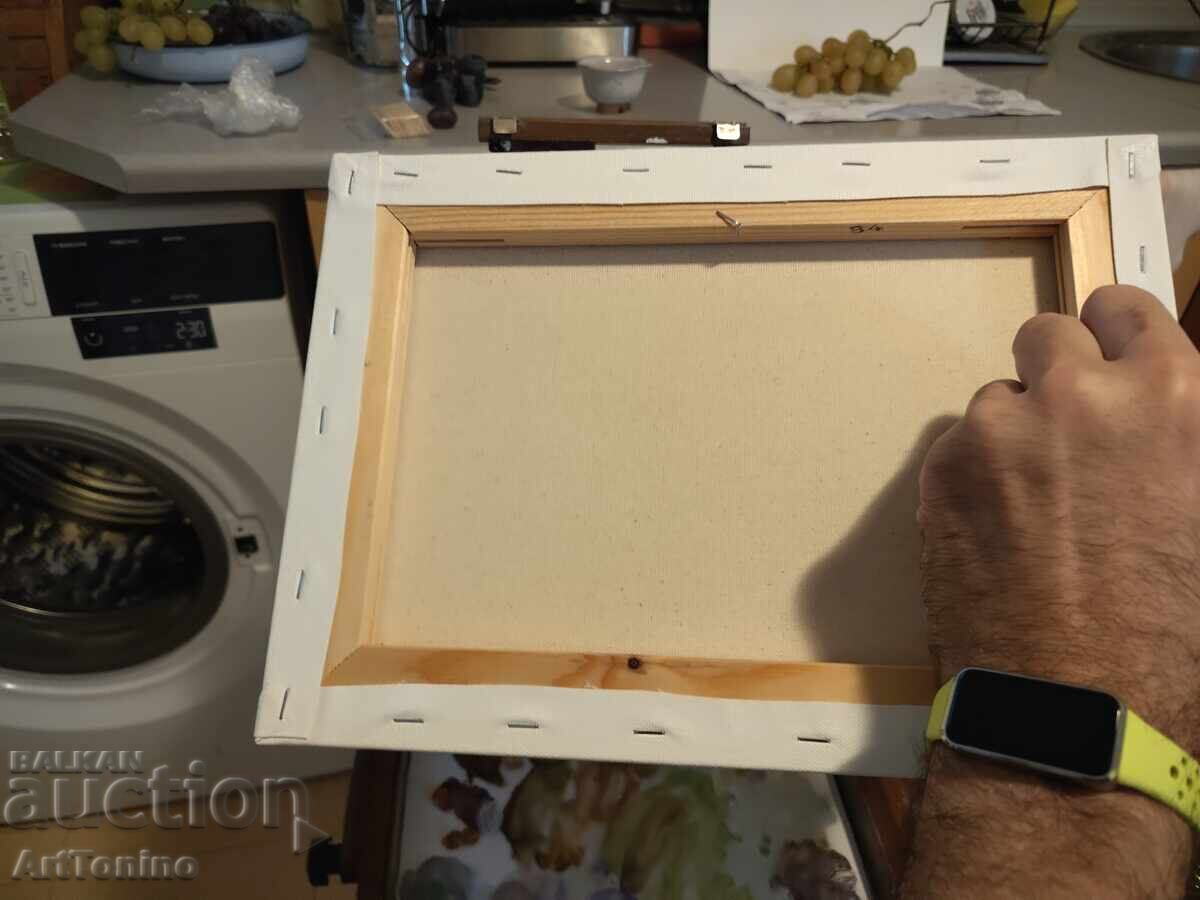 Oil painting-Still Life-Grapes with sake cup-A. Yordanov - 7 Oil painting-Still Life-Grapes with sake cup-A. Yordanov - 7