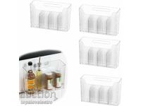 NOU! Set de 4 organizatoare pentru dulapuri și pereți, fără găurire