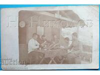 1918 Old Military Photo Aegean Macedonia Village Christos E559