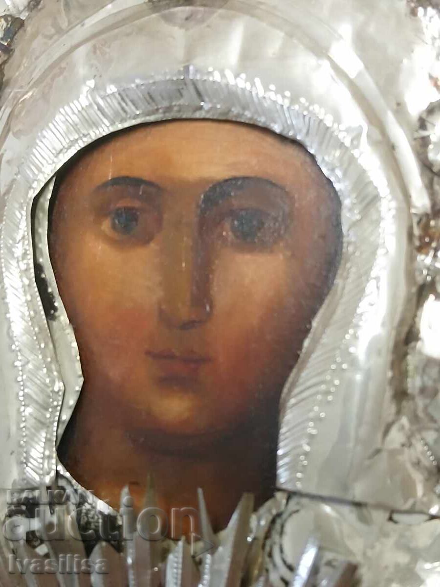 Старинна домашна руска икона Царска Русия 19 век с цена 900.00 лв. | € 460.16