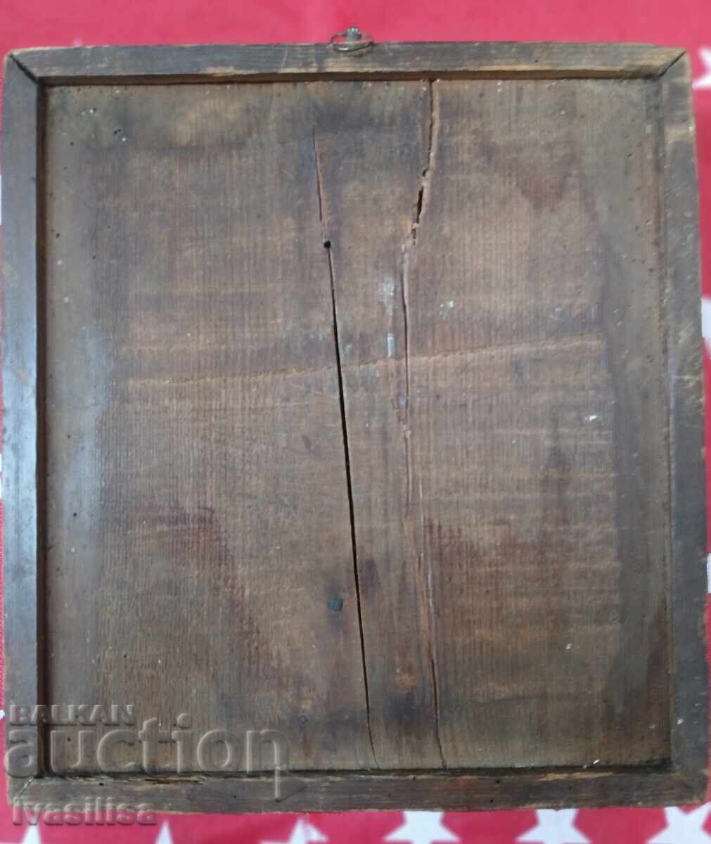 Старинна домашна руска икона Царска Русия 19 век - 7