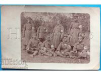 1916 FOTOGRAFIE VECHE MILITARĂ MACEDONIA EGEE SATUL HRISTOS E561