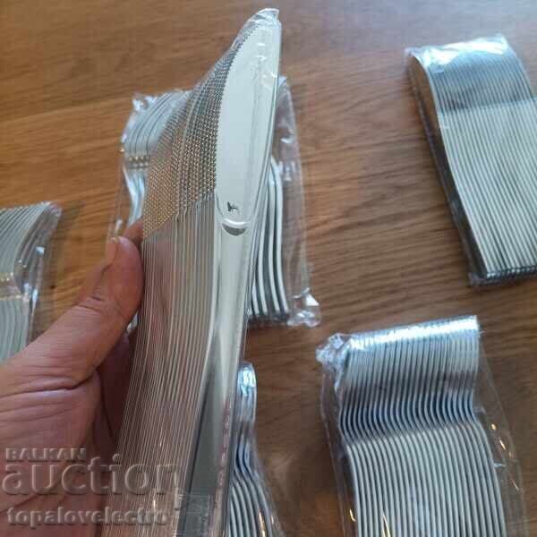 NEW! Set of 150-piece cutlery, plastic with m - 6