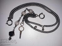 STAR POCKET WATCH CHAIN WITH KEY