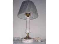 СТАРА ЛАМПА. МАСИВЕН МРАМОР, МЕСИНГ