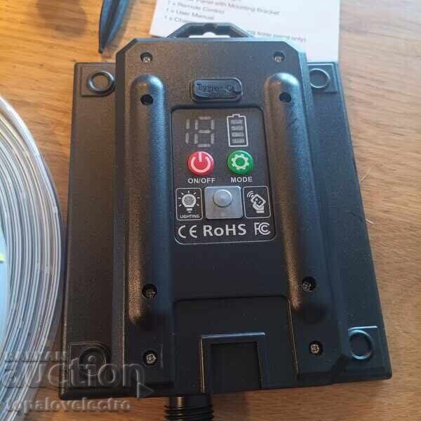 ΝΕΑ! Σόλαρ LED ταινία 10 μέτρα, IP68, 200 LED δίοδοι - 5