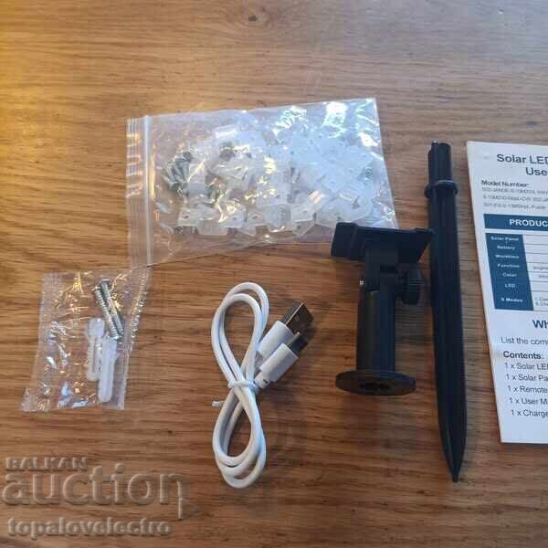 ΝΕΑ! Σόλαρ LED ταινία 10 μέτρα, IP68, 200 LED δίοδοι - 6