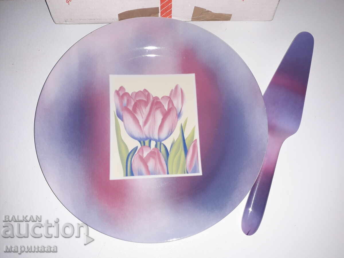 CAKE PLATE. PORCELAIN - 5