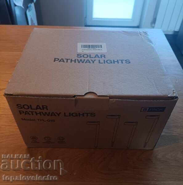 NEW! Set of 8 solar LED garden lamps, waterproof - 7 NEW! Set of 8 solar LED garden lamps, waterproof - 7