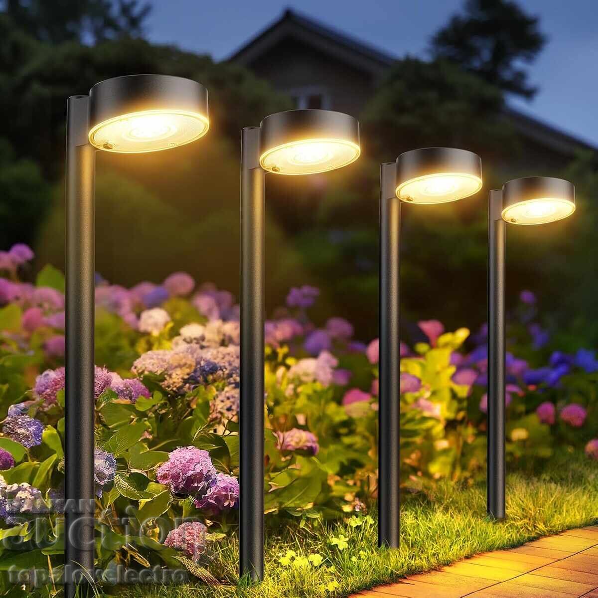 NEW! Set of 8 solar LED garden lamps, waterproof NEW! Set of 8 solar LED garden lamps, waterproof