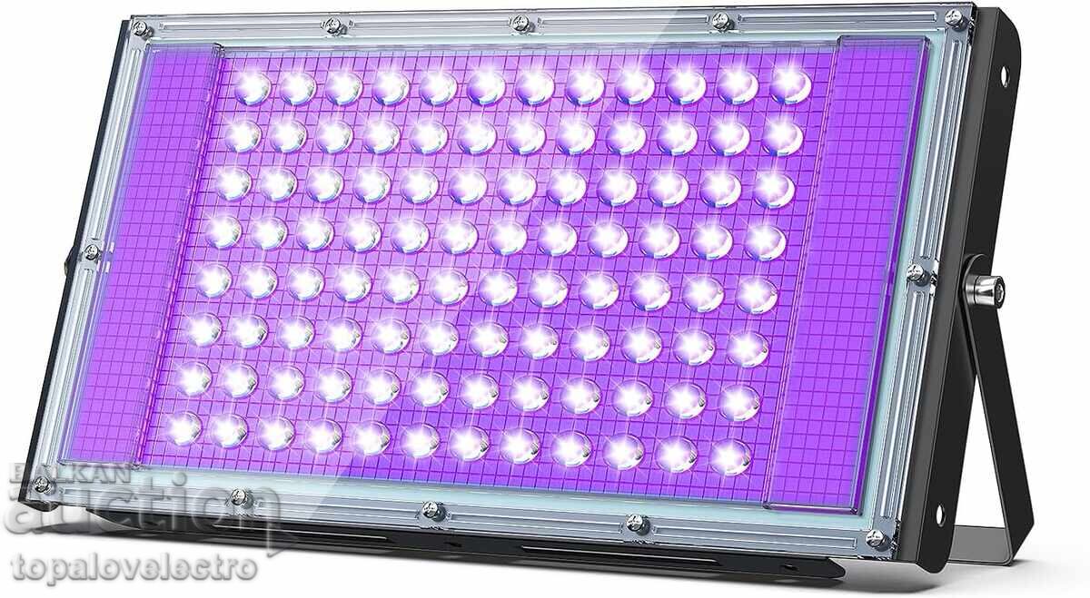 NEW! UV spotlight 100W, powerful black light, waterproof