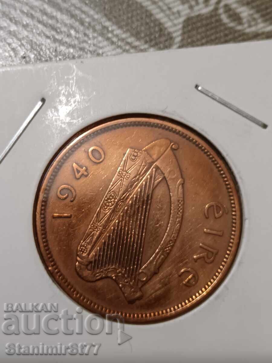 Ирландия 1 пени, 1940 г. с цена 8.50 лв. | € 4.35