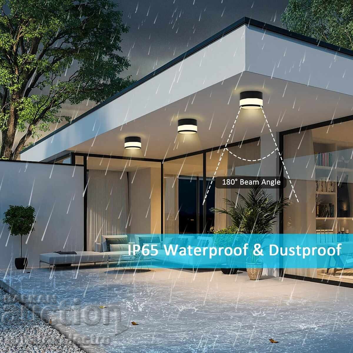 NOUĂ! Lampă de tavan LED IP65 – 3 culori de lumină, estompare 12 cu preț 19.00 BGN | € 9.71