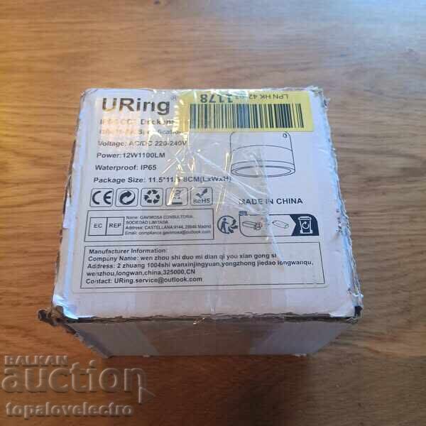 NOUĂ! Lampă de tavan LED IP65 – 3 culori de lumină, estompare 12 - 7