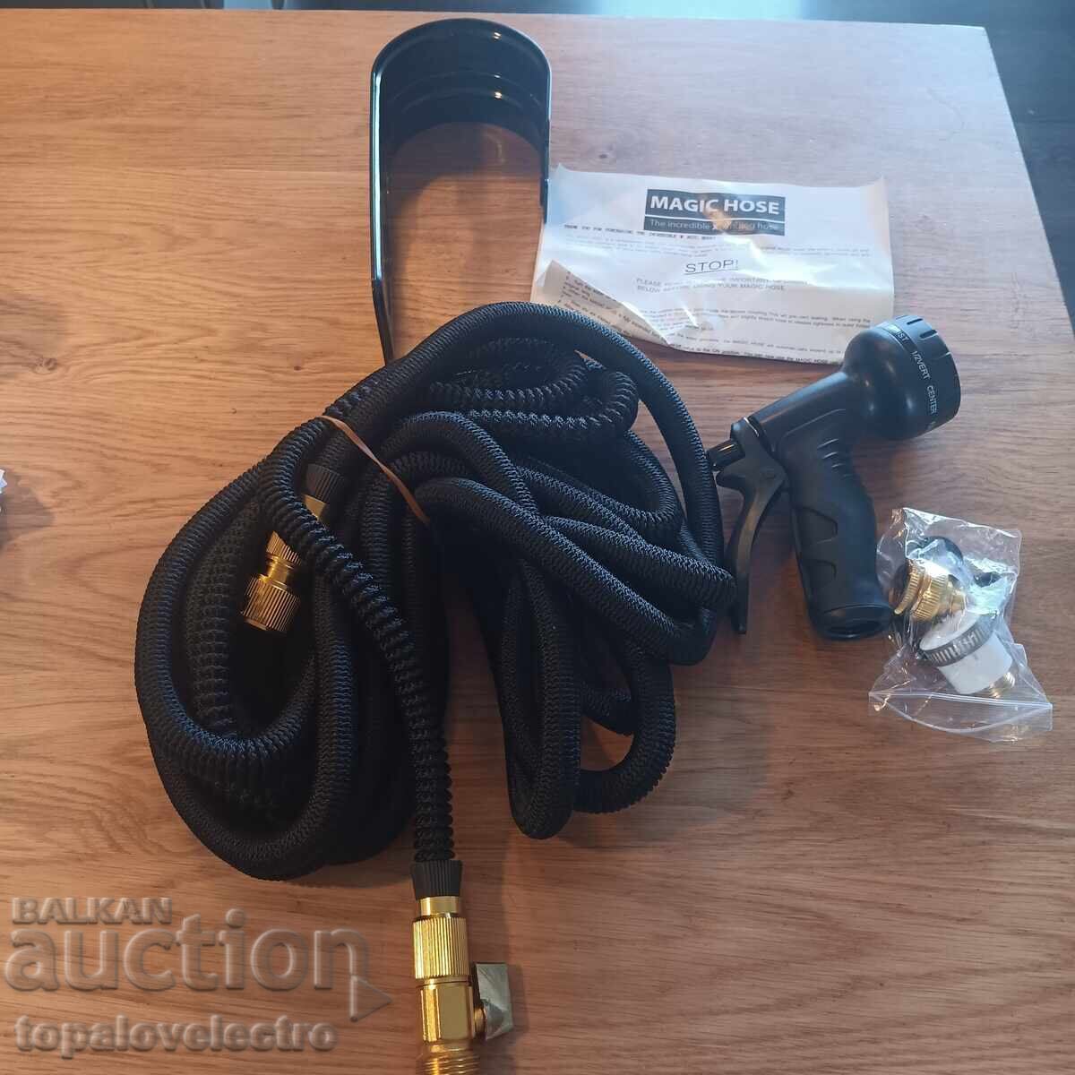 Auction NEW! Expandable Garden Hose 22.8m with Spray Gun 10 lv Auction NEW! Expandable Garden Hose 22.8m with Spray Gun 10 lv