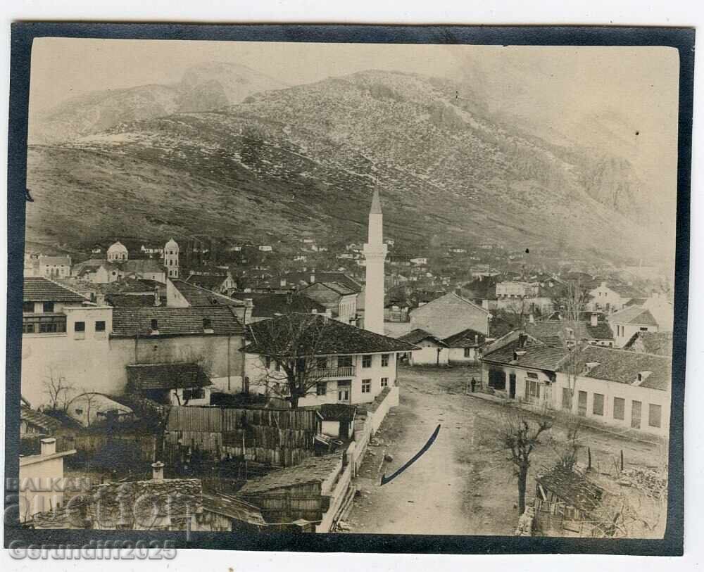 Vratsa view church mosque 1916 photo original Vratsa view church mosque 1916 photo original