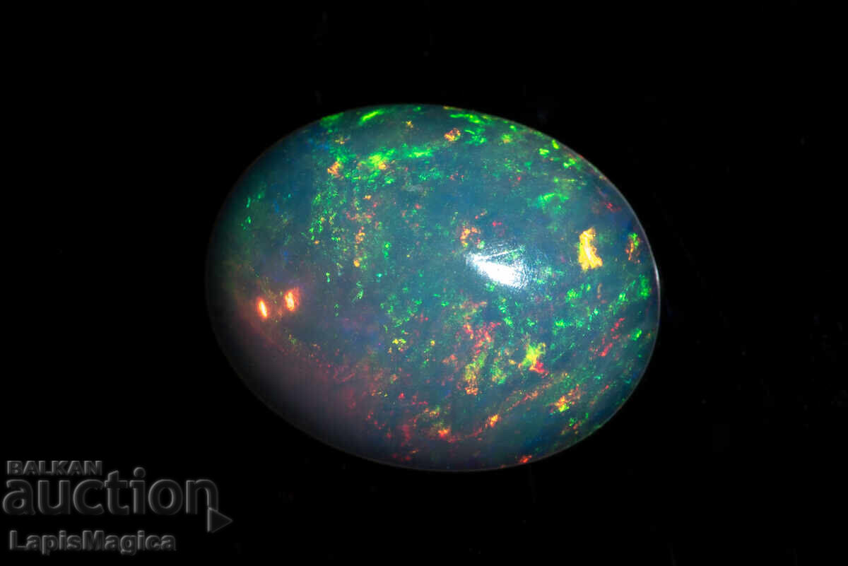 Ethiopian Opal 0.88ct 9x7mm Oval Cabochon with price 38.00 BGN | € 19.43