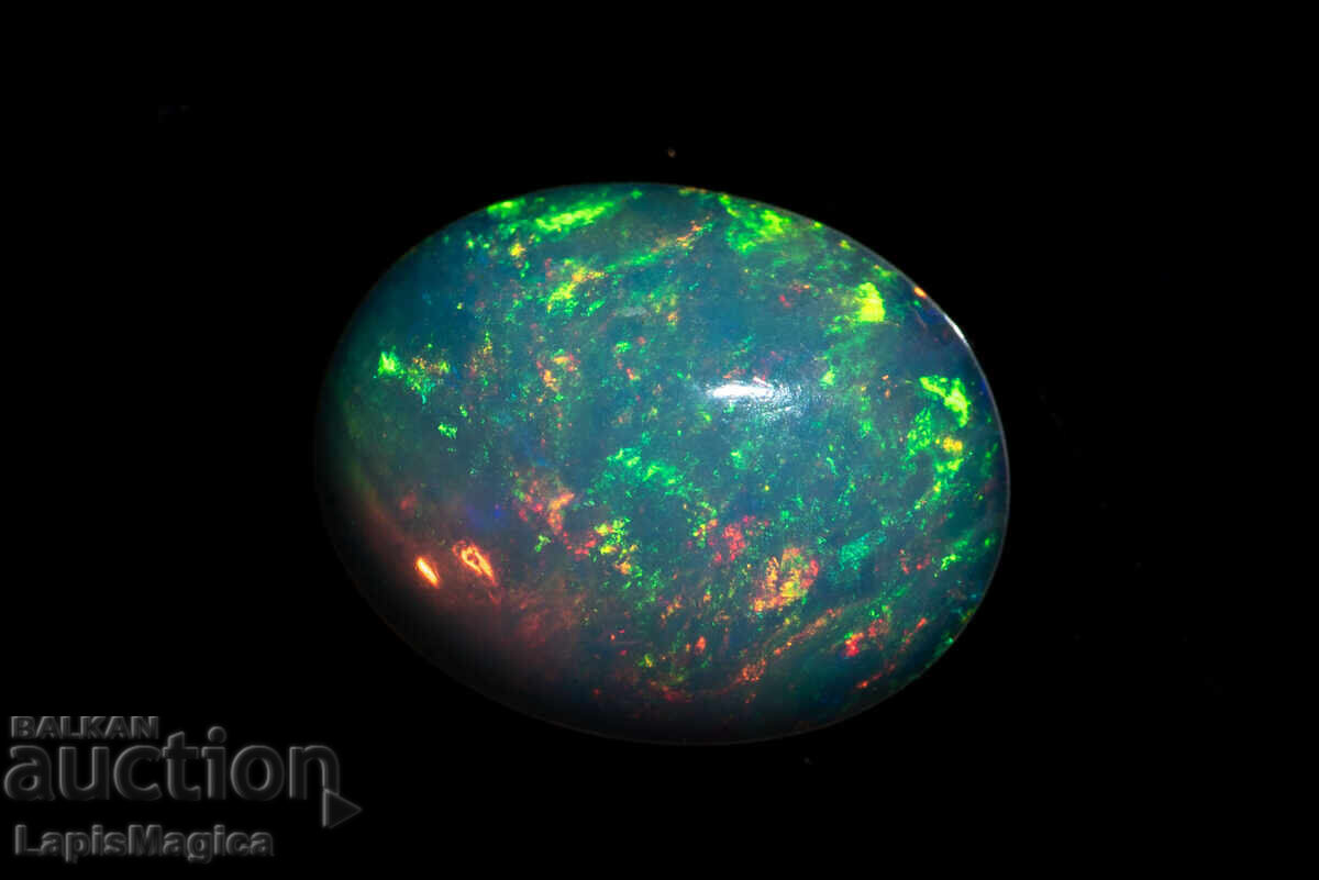 Auction  Ethiopian Opal 0.88ct 9x7mm Oval Cabochon
