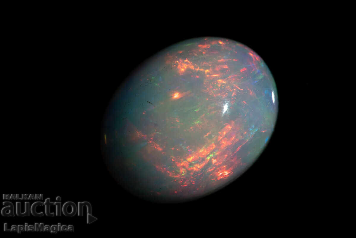 Ethiopian Opal 1.49ct 9x7mm Oval Cabochon with price 38.00 BGN | € 19.43