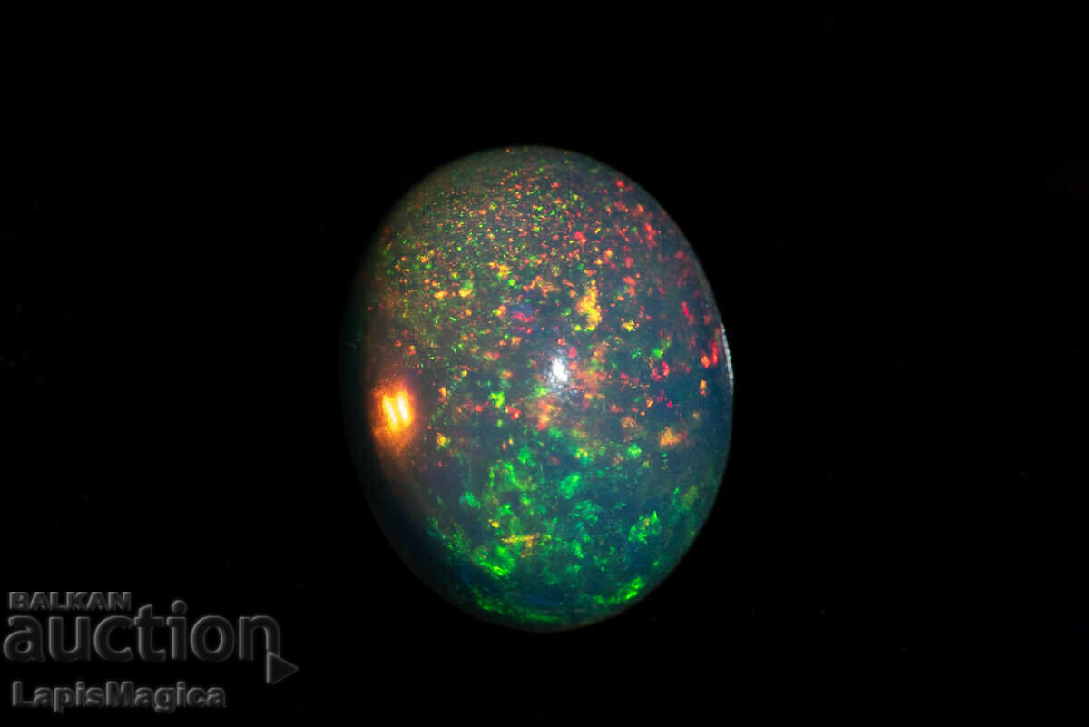 Ethiopian Opal 1.05ct 9x7mm Oval Cabochon