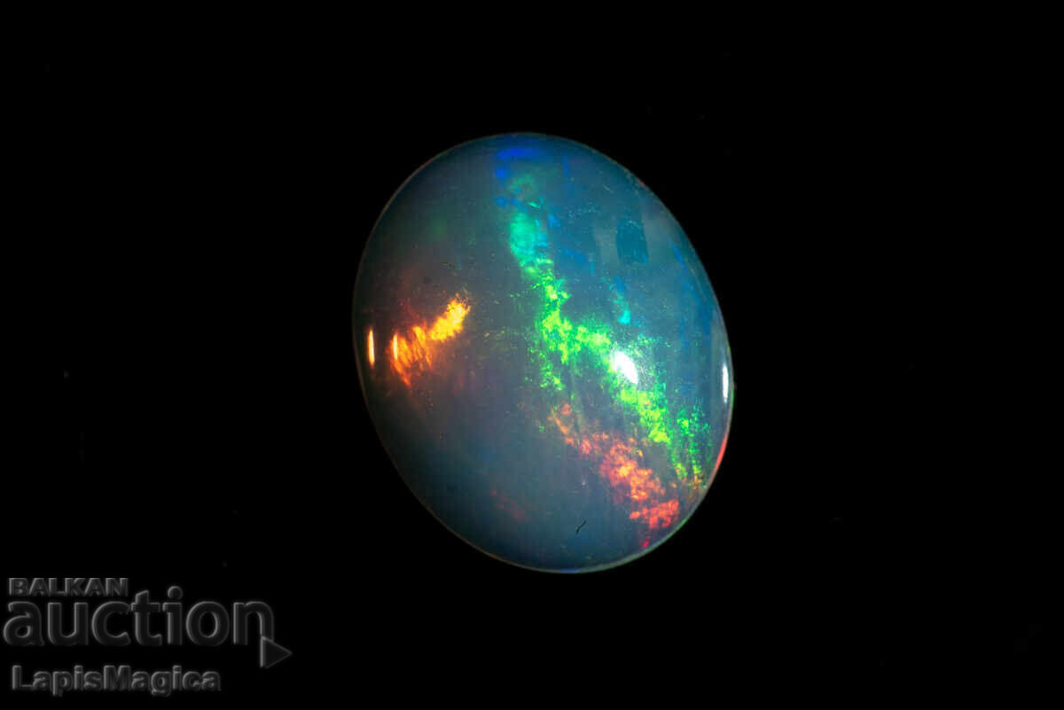 Ethiopian Opal 0.82ct 9x7mm Oval Cabochon