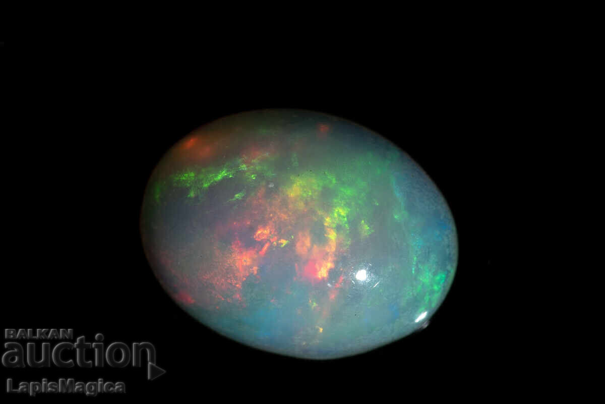 Auction  Ethiopian Opal 1.02ct 9x7mm Oval Cabochon