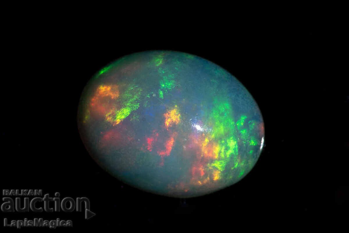 Ethiopian Opal 1.02ct 9x7mm Oval Cabochon
