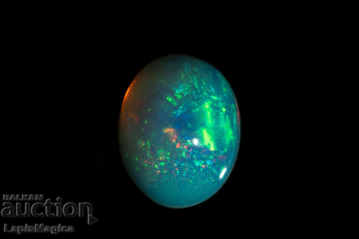 Opal etiopian 1.28ct 9x7mm cabochon oval cu preț 33.00 BGN | € 16.87