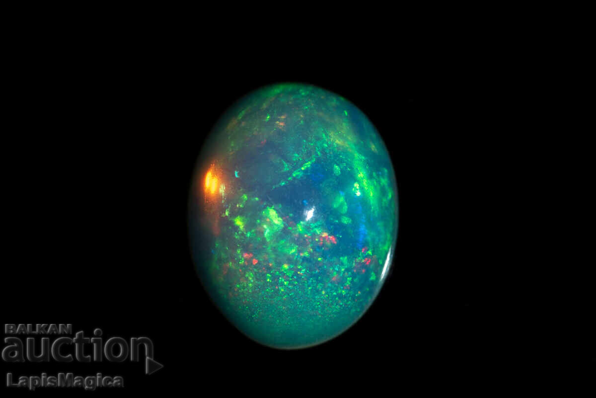 Licitație Opal etiopian 1.28ct 9x7mm cabochon oval