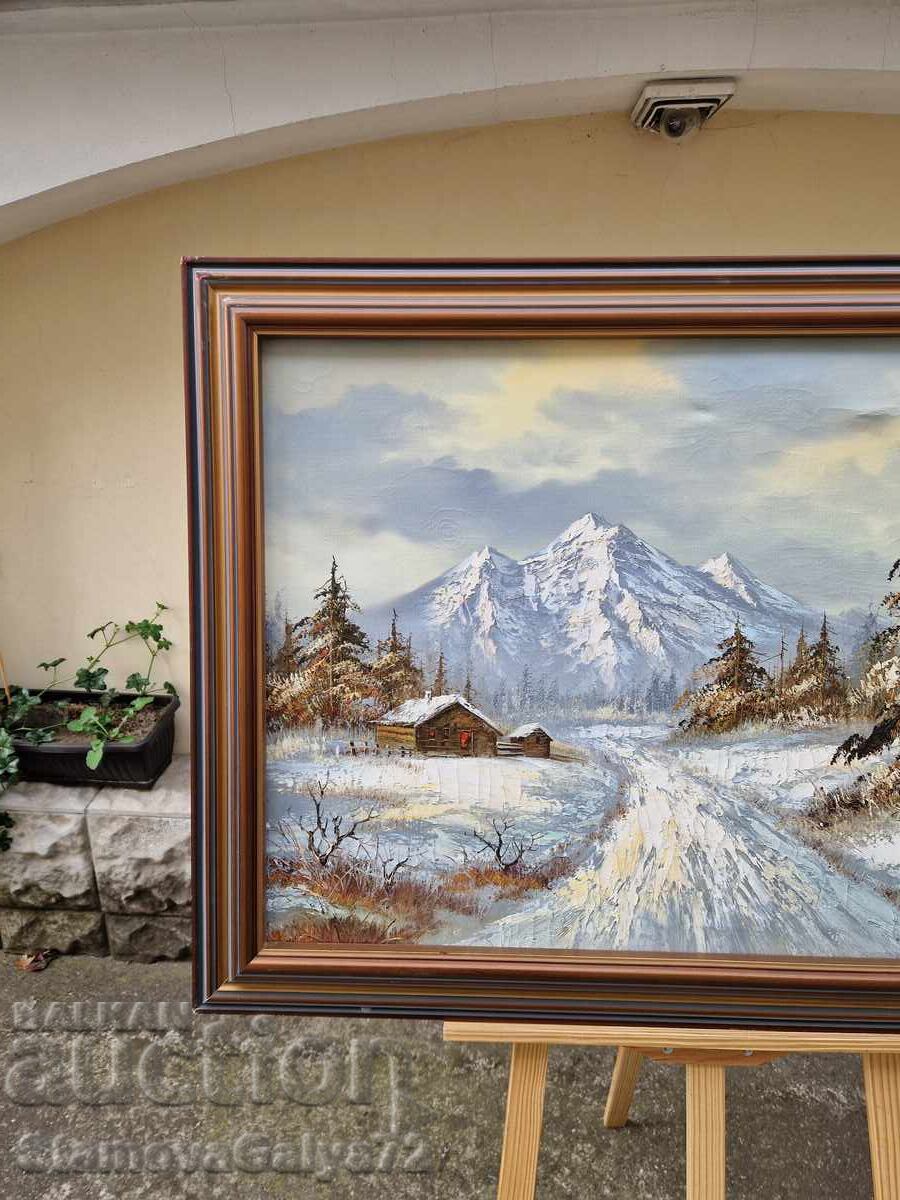 Pictură unică de maestru antic în ulei pe pânză - 5 Pictură unică de maestru antic în ulei pe pânză - 5