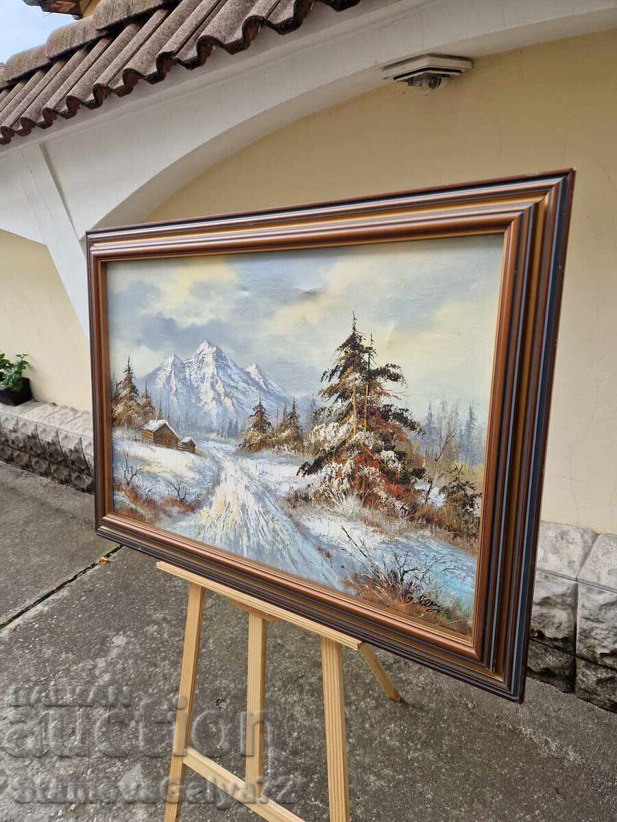 Pictură unică de maestru antic în ulei pe pânză - 7 Pictură unică de maestru antic în ulei pe pânză - 7