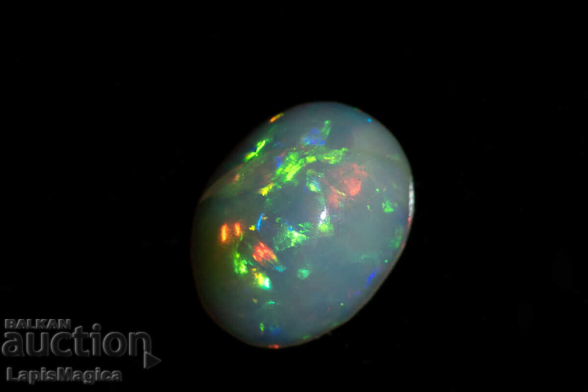 Ethiopian Opal 1.11ct 9x7mm Oval Cabochon with price 35.00 BGN | € 17.90
