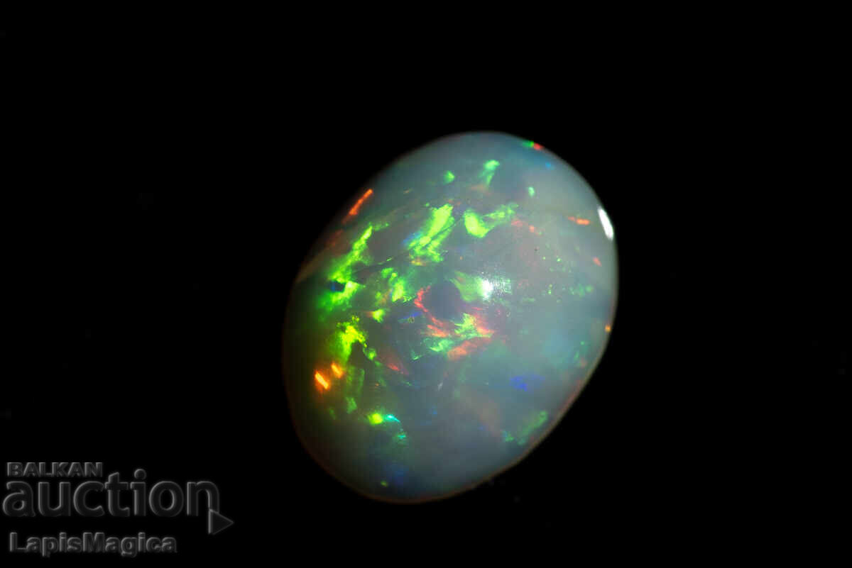 Ethiopian Opal 1.11ct 9x7mm Oval Cabochon