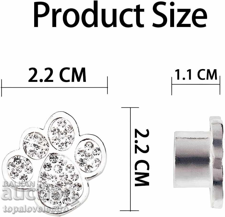 ΚΑΙΝΟΥΡΓΙΑ! Καπάκια βαλβίδων αυτοκινήτου με κρύσταλλα πατουσάκι, 4 τμχ με τιμή 4.00 BGN | € 2.05 ΚΑΙΝΟΥΡΓΙΑ! Καπάκια βαλβίδων αυτοκινήτου με κρύσταλλα πατουσάκι, 4 τμχ με τιμή 4.00 BGN | € 2.05
