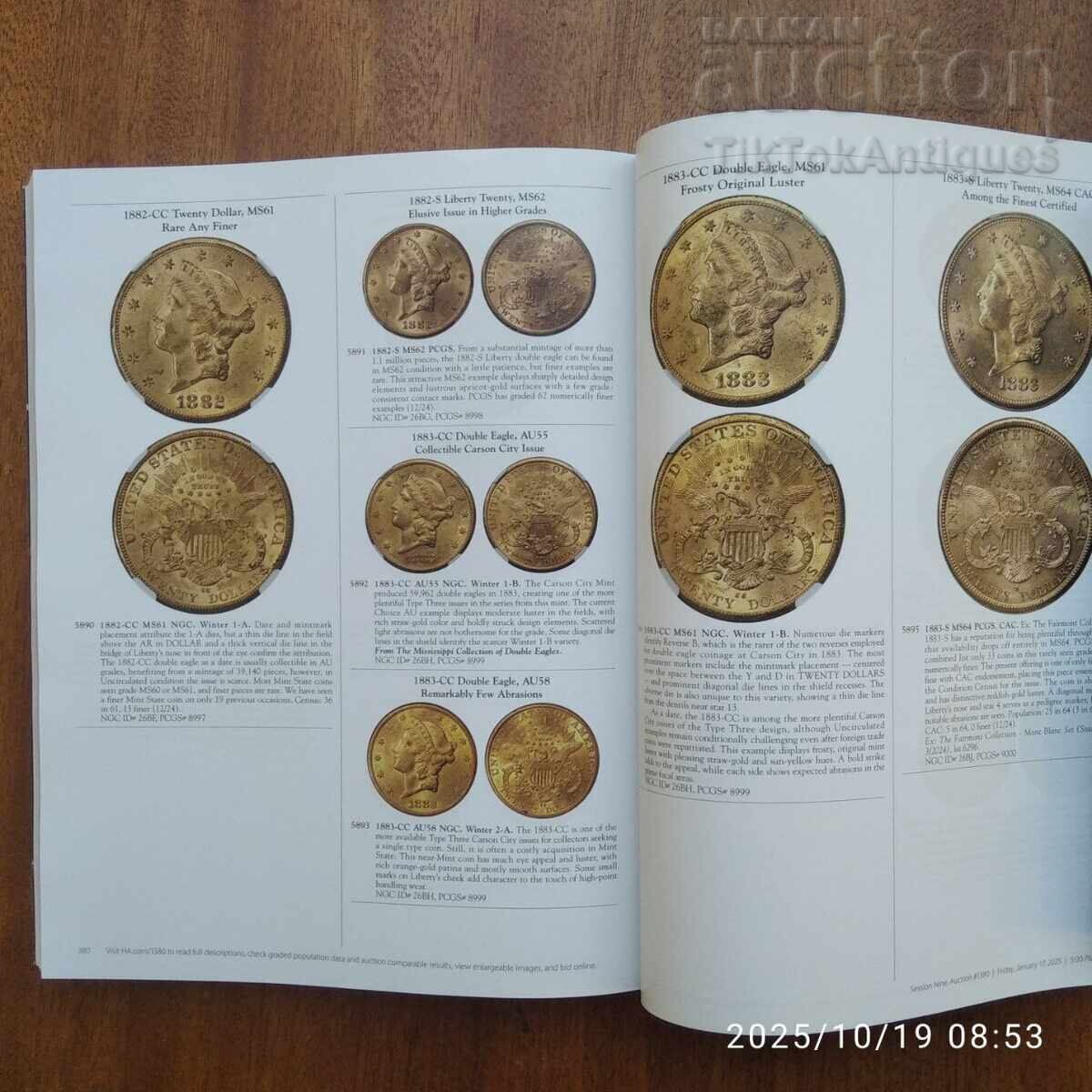 Delivery of Heritage Auction of US Coins Delivery of Heritage Auction of US Coins