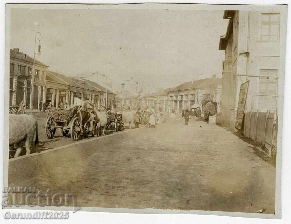 Lom strada 1916 fotografie originală