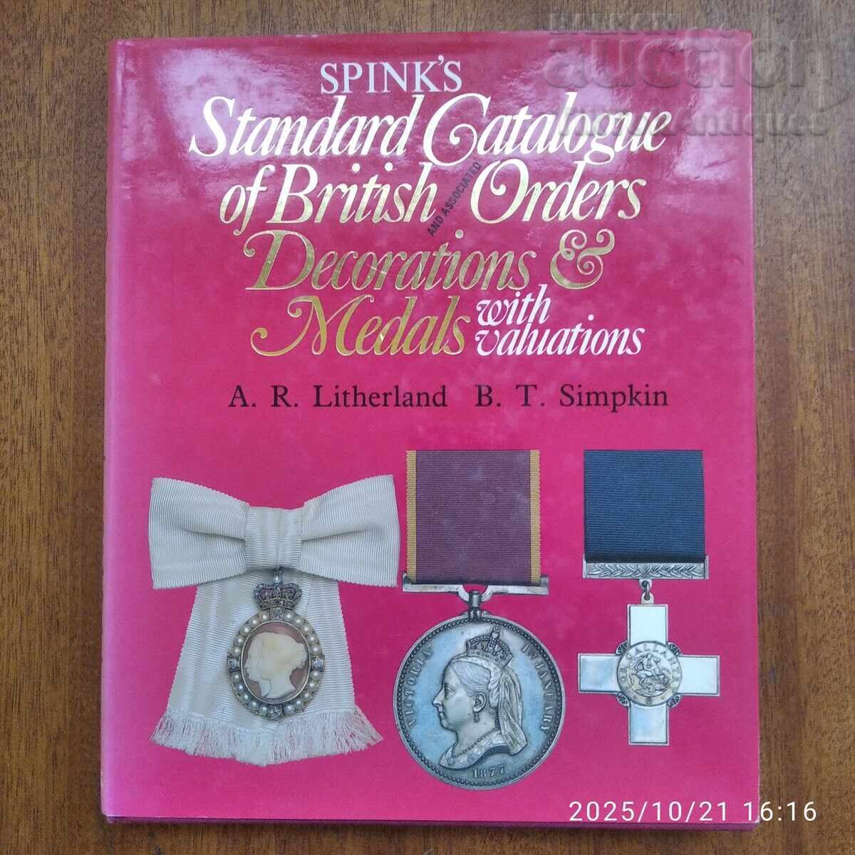 Στάνταρ κατάλογος Βρετανικών παρασημοφοριών και μεταλλίων, εκδ. Σπ