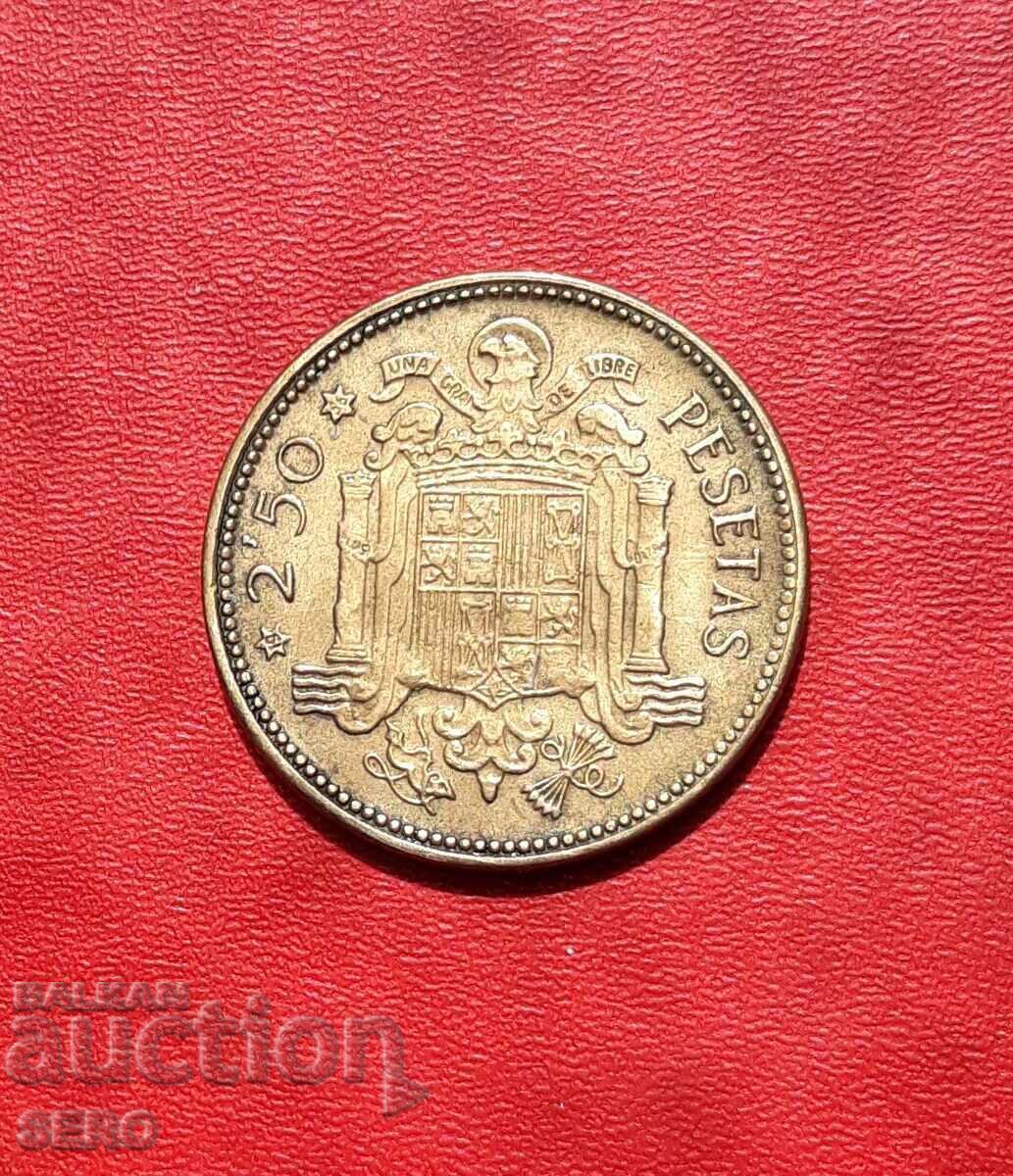 Spain - 2.5 Pesetas 1953 Spain - 2.5 Pesetas 1953