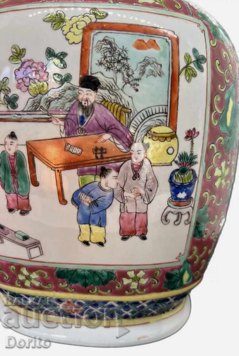 Delivery of Antique Large Chinese Vase