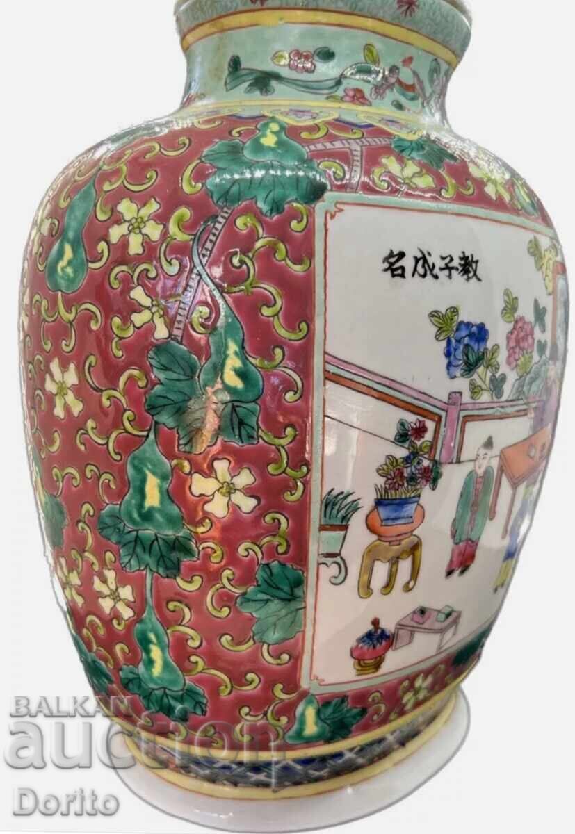 Antique Large Chinese Vase - 5