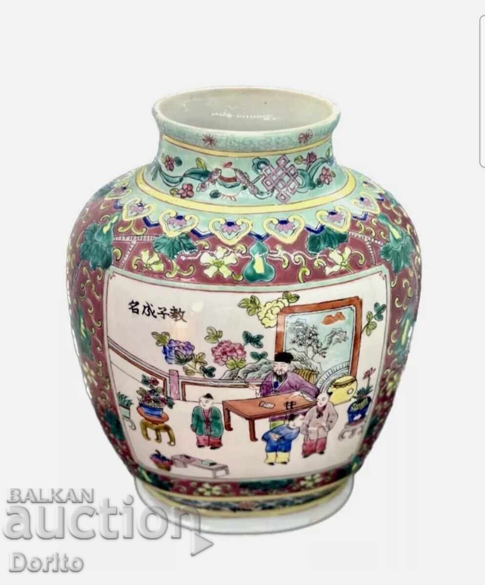 Antique Large Chinese Vase - 7