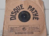 Placă de vinil veche pentru patefon șelac, anii '20 ai secolului XX