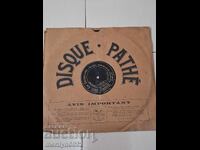 Placă de vinil veche pentru patefon șelac, anii '20 ai secolului XX